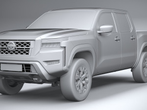 Nissan Frontier 2022 3Dモデル