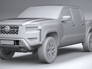 Nissan Frontier 2022 3D Model