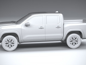 Nissan Frontier 2022 3Dモデル