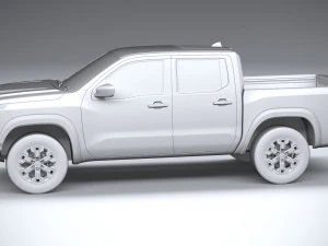 Nissan Frontier 2022 3D Model