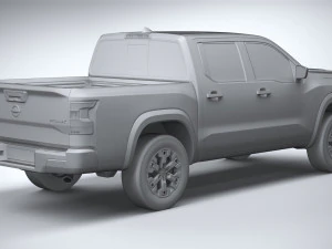 Nissan Frontier 2022 3D Model