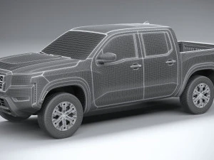 Nissan Frontier 2022 3D Model