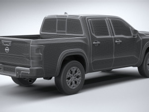 Nissan Frontier 2022 3Dモデル