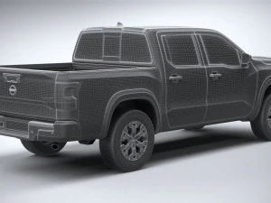 Nissan Frontier 2022 3D Model