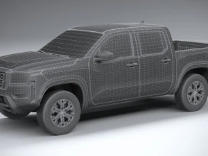 Nissan Frontier 2022 3D Model