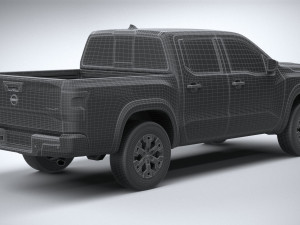 Nissan Frontier 2022 3Dモデル