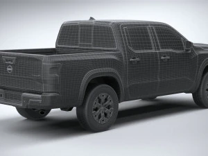 Nissan Frontier 2022 3D Model