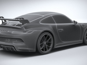 Porsche 911 GT3 2022 Modèle 3D