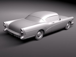 Buick Roadmaster 1957 Modelo 3D