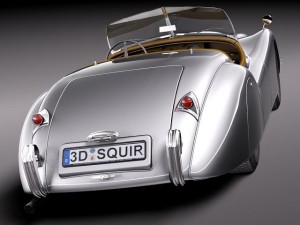 Jaguar XK120 Roadster 1948-1954 Modèle 3D
