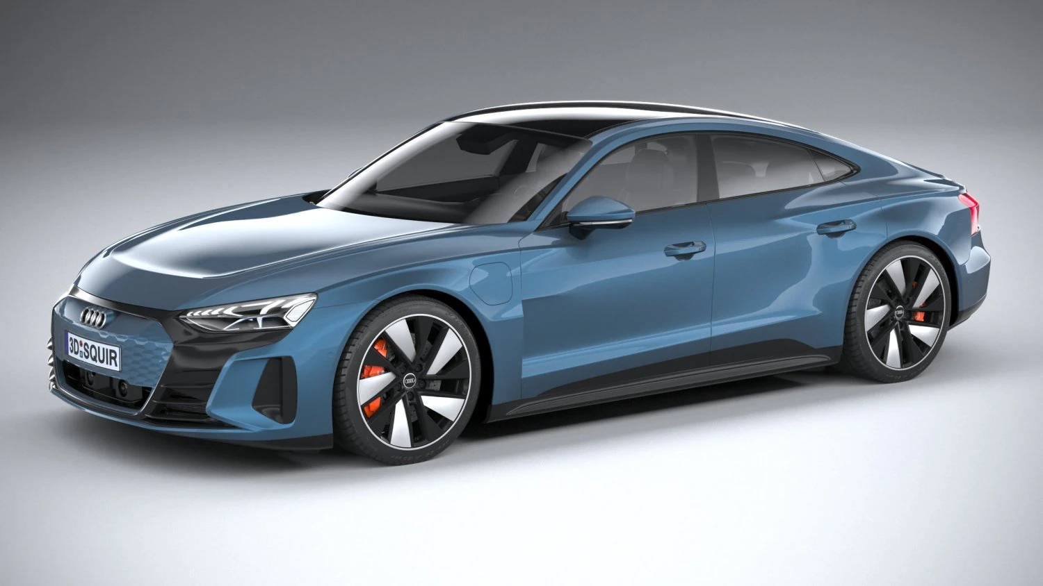 Audi E-tron GT Quattro 2022 3D Model .c4d .max .obj .3ds .fbx .stl .blend 