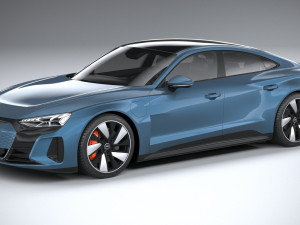 Audi E-tron GT Quattro 2022 3D मॉडल