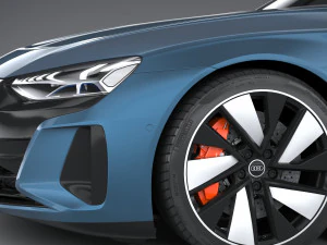 Audi E-tron GT Quattro 2022 3D Model