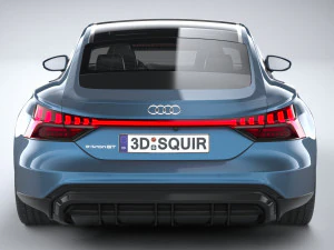 Audi E-tron GT Quattro 2022 3D Model