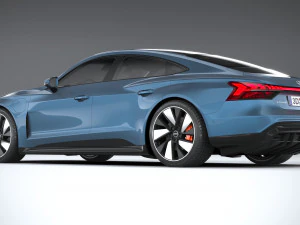 Audi E-tron GT Quattro 2022 3D Model