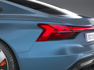 Audi E-tron GT Quattro 2022 Modello 3D