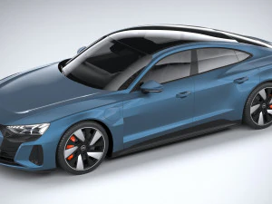 Audi E-tron GT Quattro 2022 3D Model