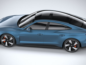Audi E-tron GT Quattro 2022 Modello 3D
