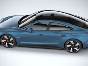 Audi E-tron GT Quattro 2022 3D Model