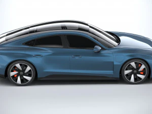 Audi E-tron GT Quattro 2022 3D Model