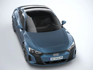 Audi E-tron GT Quattro 2022 3D Model