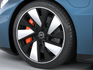 Audi E-tron GT Quattro 2022 Modello 3D