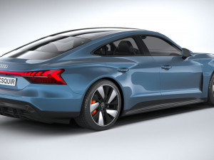 Audi E-tron GT Quattro 2022 Modello 3D