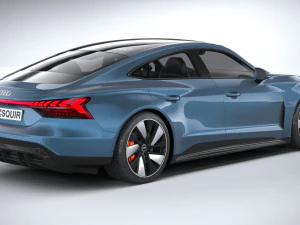 Audi E-tron GT Quattro 2022 3D Model