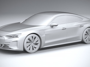 Audi E-tron GT Quattro 2022 Modello 3D