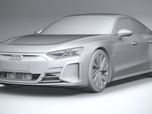 Audi E-tron GT Quattro 2022 Modello 3D