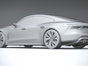 Audi E-tron GT Quattro 2022 Modello 3D