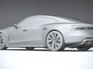 Audi E-tron GT Quattro 2022 3D Model