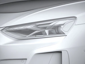 Audi E-tron GT Quattro 2022 3D Model