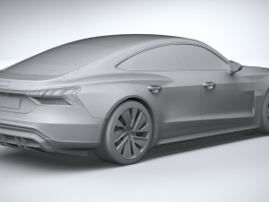 Audi E-tron GT Quattro 2022 Modello 3D