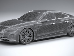 Audi E-tron GT Quattro 2022 Modello 3D