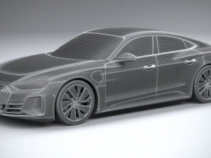 Audi E-tron GT Quattro 2022 3D Model