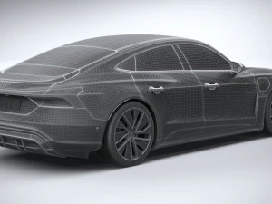 Audi E-tron GT Quattro 2022 3D Model