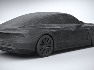 Audi E-tron GT Quattro 2022 Modello 3D