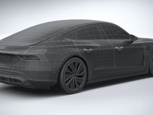 Audi E-tron GT Quattro 2022 3D Model