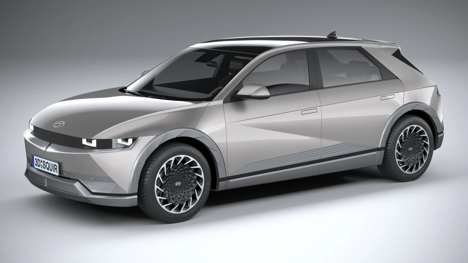 Hyundai Ioniq 5 2022 3D Model .c4d .max .obj .3ds .fbx .stl .blend 
