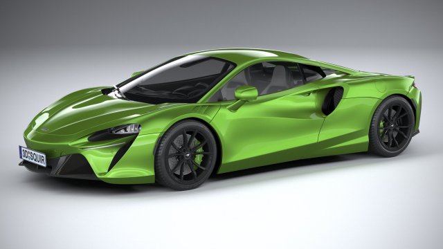 Mclaren Artura 2022 3D 模型 .c4d .max .obj .3ds .fbx .stl .blend