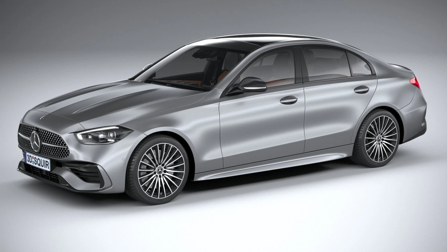 Mercedes-Benz C-Class 2022 3D Model .c4d .max .obj .3ds .fbx .stl .blend