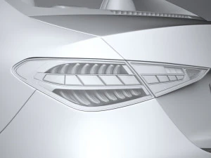 Mercedes-Benz C-Class 2022 3D Model