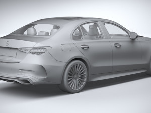 Mercedes-Benz C-Class 2022 3D Model