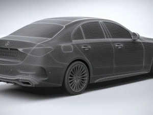 Mercedes-Benz C-Class 2022 3D Model