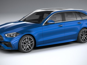 Mercedes-Benz C-Class Estate 2022 3D Model
