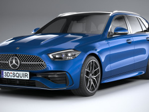 Mercedes-Benz C-Class Estate 2022 Modèle 3D