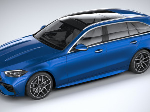 Mercedes-Benz C-Class Estate 2022 Modèle 3D