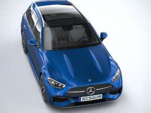 Mercedes-Benz C-Class Estate 2022 Modèle 3D