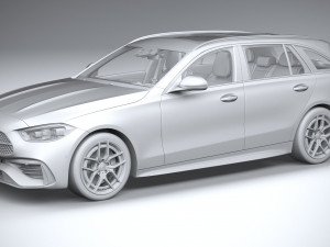 Mercedes-Benz C-Class Estate 2022 Modèle 3D